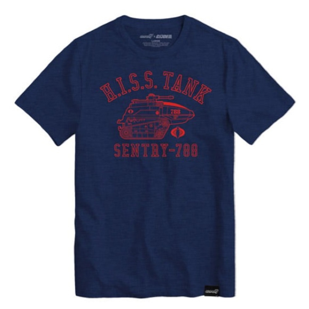 G.I. Joe H.I.S.S. Tank Sentry-788 (Navy) T-Shirt
BY SUPER7 BRAND G.I. JOE size M